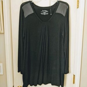 Cool Days by Soma Black Long Sleeved Tee Shirt